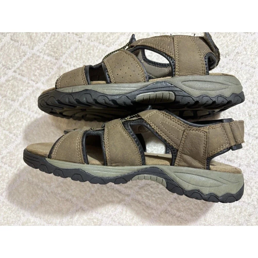 Coleman Excursion Series Kyran Brown Sandals Adjustable Heel Comfort Mens Size 8